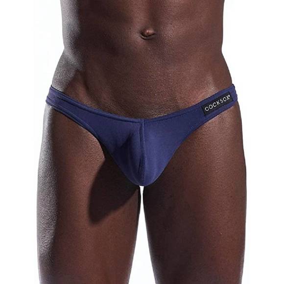 NEW COCKSOX men's thong underwear brief in patriot blue - Picture 1 of 1